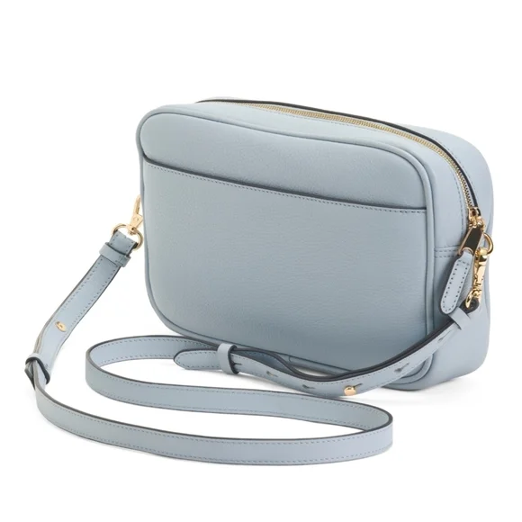 💙🔹️RADLEY LONDON🔹️ Blue Leather Shore Thing small Zip top  Crossbody Bag - Picture 7 of 8